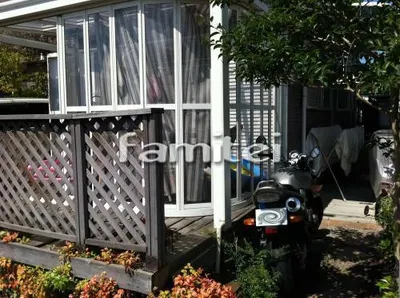 ウッドデッキ解体前