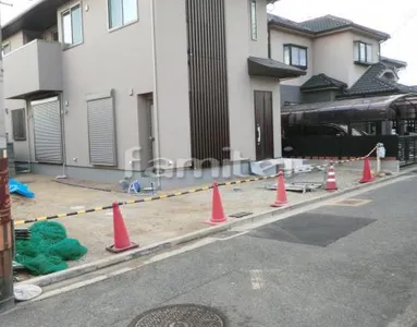 施工前　平地 四角