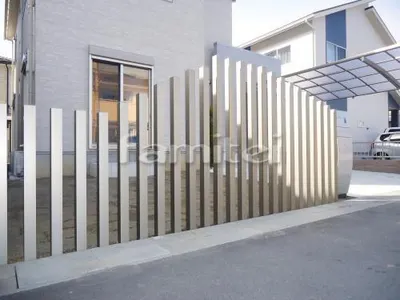 アルミ角材デザイン塀 プランパーツ