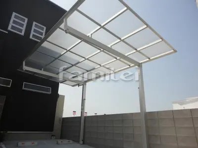 カーポート 三協アルミ マイリッシュ(ニューマイリッシュ) 1台用(単棟) F型フラット屋根