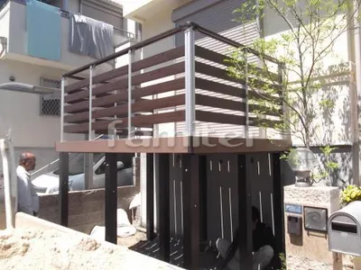 人工木ウッドデッキ 三協ひとと木