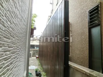 木製目隠し板塀