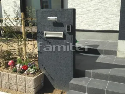 塗り壁門柱 ニュー美ブロ 四国化成