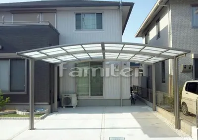 カーポート LIXIL(リクシル) カーブポートシグマ2台 ワイド