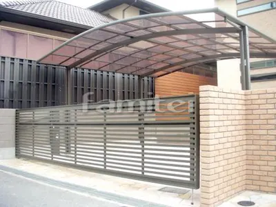 カーポート カーブポートシグマ2台ワイド  LIXIL