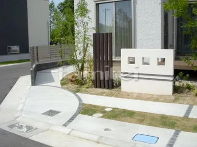 土間コンクリート ピンコロ石