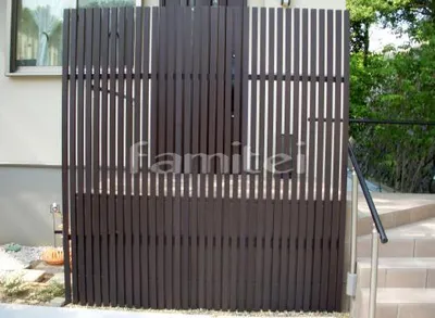 目隠し格子 木製調アルミ角材 プランパーツ