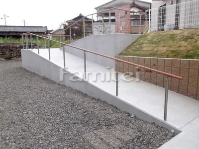 アプローチスロープ 手摺 グリップラインT-8 LIXIL