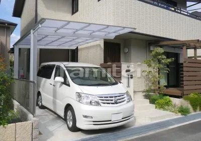 カーポート LIXILリクシル アーキフィット TOEXトエックス 1台用(単棟) F型フラット屋根