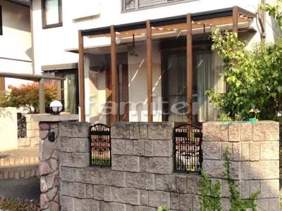 木製調ガーデンルーム 三協アルミ スマーレ サイドオープンタイプ サンルーム