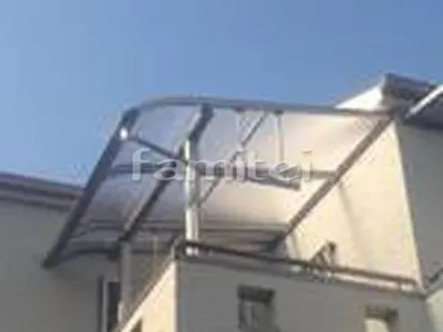 ベランダ屋根 YKKAP ヴェクター(ベクター)テラス屋根 2階用 R型アール屋根 物干し