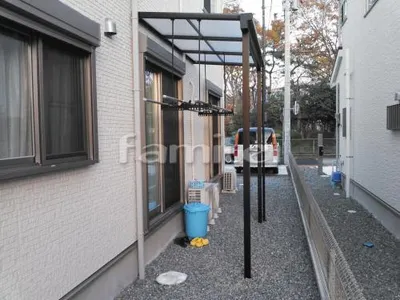 フラットテラス屋根 1階用 F型 物干し