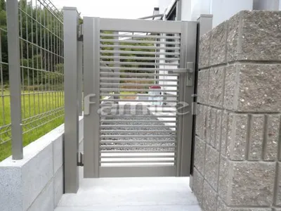 勝手口門扉 LIXILリクシル プリレオR1型 片開き TOEXトエックス