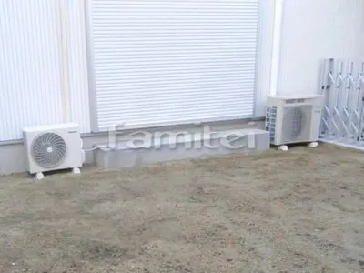 お庭 モルタルステップ