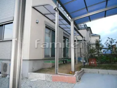 雨除け屋根 レギュラーテラス屋根 1階用 R型アール屋根