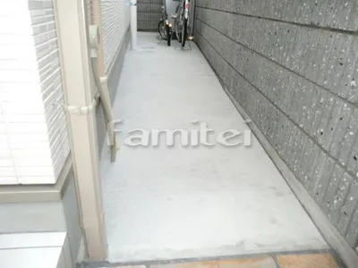 犬走り 土間コンクリート 伸縮目地