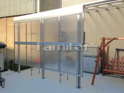 洗濯干し場 目隠しパネル(側面 サイド) YKKAPヴェクター(ベクター)テラス屋根用