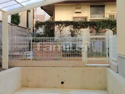 境界フェンス塀 LIXILリクシル ハイグリッドフェンスUF8型 TOEXトエックス 化粧ブロック 久保田セメント ブラン