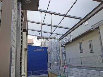 洗濯干し屋根 LIXILリクシル サンクテラス屋根2(スピーネ) TOEXトエックス 1階用 F型フラット屋根 物干し