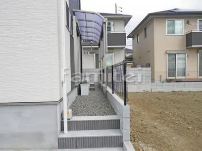 犬走り 防犯砂利敷き バラス砕石