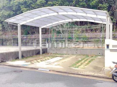 カーポート YKKAP レイナポートグラン 横2台用(ワイド ツイン) R型アール屋根