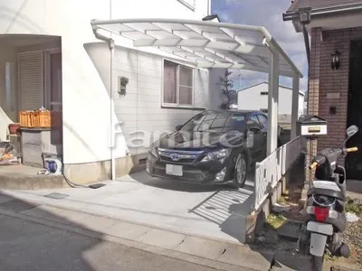 カーポート プライスポート 1台用(単棟) R型アール屋根