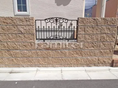 洋風鋳物フェンス LIXILリクシル フェスタA型 TOEXトエックス 化粧ブロック ユニソン シャモティ