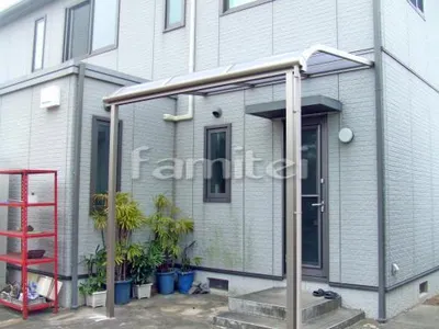 勝手口屋根 レギュラーテラス屋根 1階用 R型アール屋根