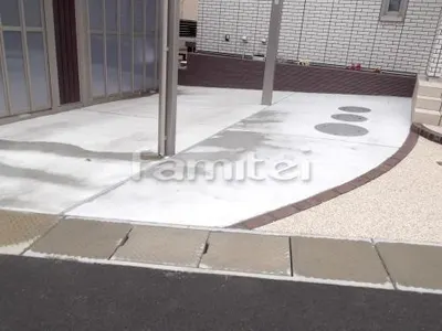 駐車場ガレージ床 土間コンクリート ドラフトタイト目地