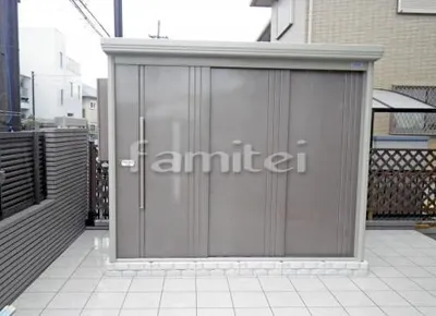 タクボ物置 Mr.ストックマン ND-2515 カーボンブラウン 野外物置き 収納庫 倉庫