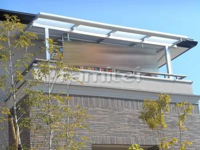 ベランダ屋根 LIXILリクシル サンクテラス屋根2(スピーネ) TOEXトエックス 2階用 F型フラット屋根 物干し