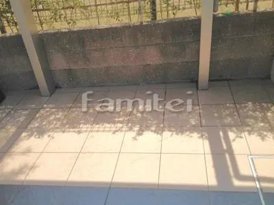 玄関アプローチ 床タイル貼り INAXイナックス グレイスランド300角 LIXILリクシル