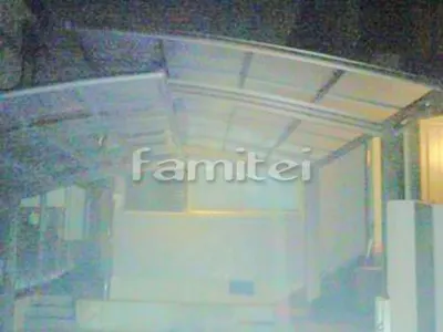 カーポート プライスポート 1台用(単棟) R型アール屋根