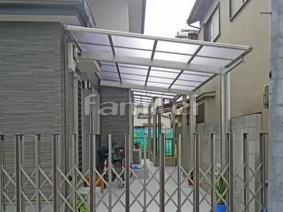 カーポート YKKAP エフルージュグラン 1台用(単棟) F型フラット屋根