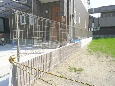 境界フェンス塀 LIXILリクシル ハイグリッドフェンスUF8型 TOEXトエックス 化粧ブロック