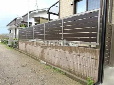 目隠しフェンス塀 LIXILリクシル セレビューRP3型 新日軽 化粧ブロック ユニソン ジャスティ