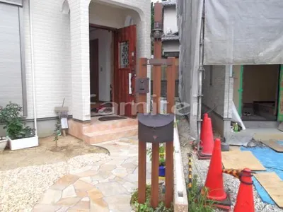 門柱 木製調デザインアルミ角柱 プランパーツ 角材