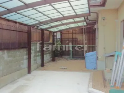 カーポート YKKAP レイナポートグラン 1台用(単棟) R型アール屋根