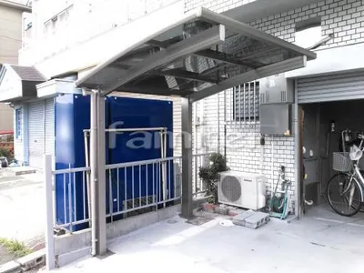 自転車バイク屋根 プライスポートミニ サイクルポート R型アール屋根