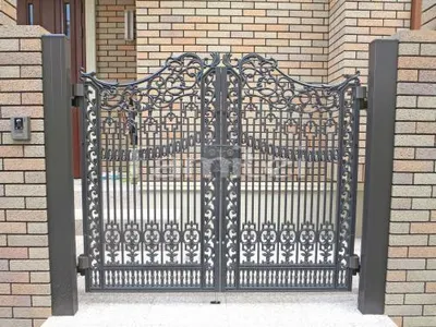 玄関鋳物門扉 LIXILリクシル バルセリア 08-14 両開き TOEXトエックス