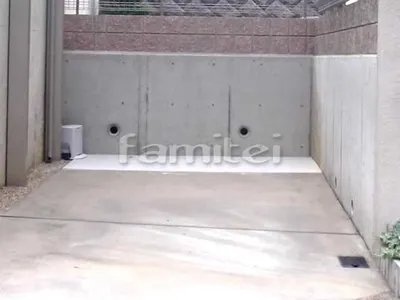 駐車場ガレージ床 土間コンクリート延長