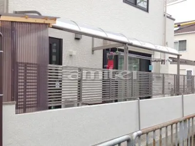 洗濯干し屋根 LIXILリクシル サンクテラス屋根2(スピーネ) TOEXトエックス 1階用 R型アール屋根 物干し