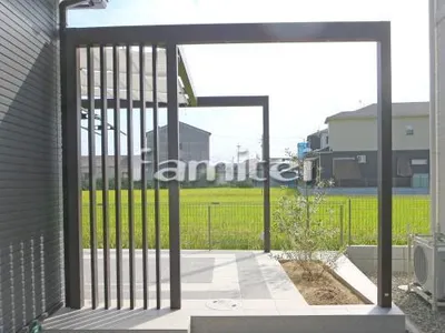 お庭アーチ LIXILリクシル プラスG フレーム 柱 デザイン格子 TOEXトエックス 木製調角柱 角材