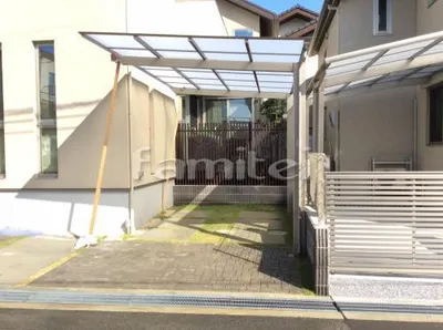 カーポート LIXILリクシル アーキフィット TOEXトエックス 1台用(単棟) F型フラット屋根