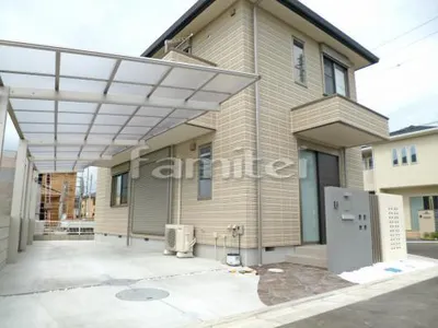 新築モダン オープン外構