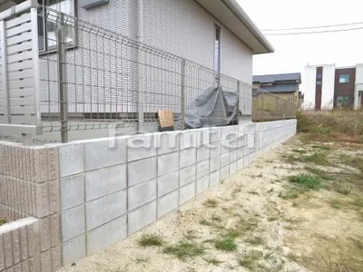 境界フェンス塀 LIXILリクシル ハイグリッドフェンスUF8型 TOEXトエックス コンクリートブロック