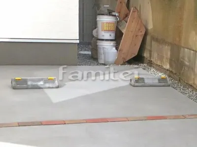 タイヤ止めブロック(車止め) 反射板付