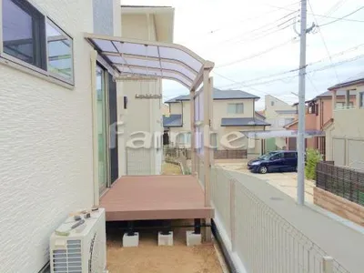 洗濯干し屋根 レギュラーテラス屋根 1階用 R型アール屋根 物干し