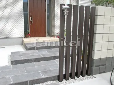 木製調デザインアルミ角柱 プランパーツ 目隠し 角材