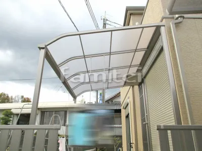 洗濯干し屋根 レギュラーテラス屋根 1階用 R型アール屋根